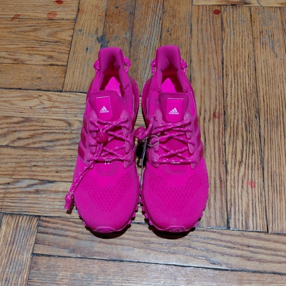 Adidas Women's Bright Pink Athletic Shoes - Picture 1 of 4